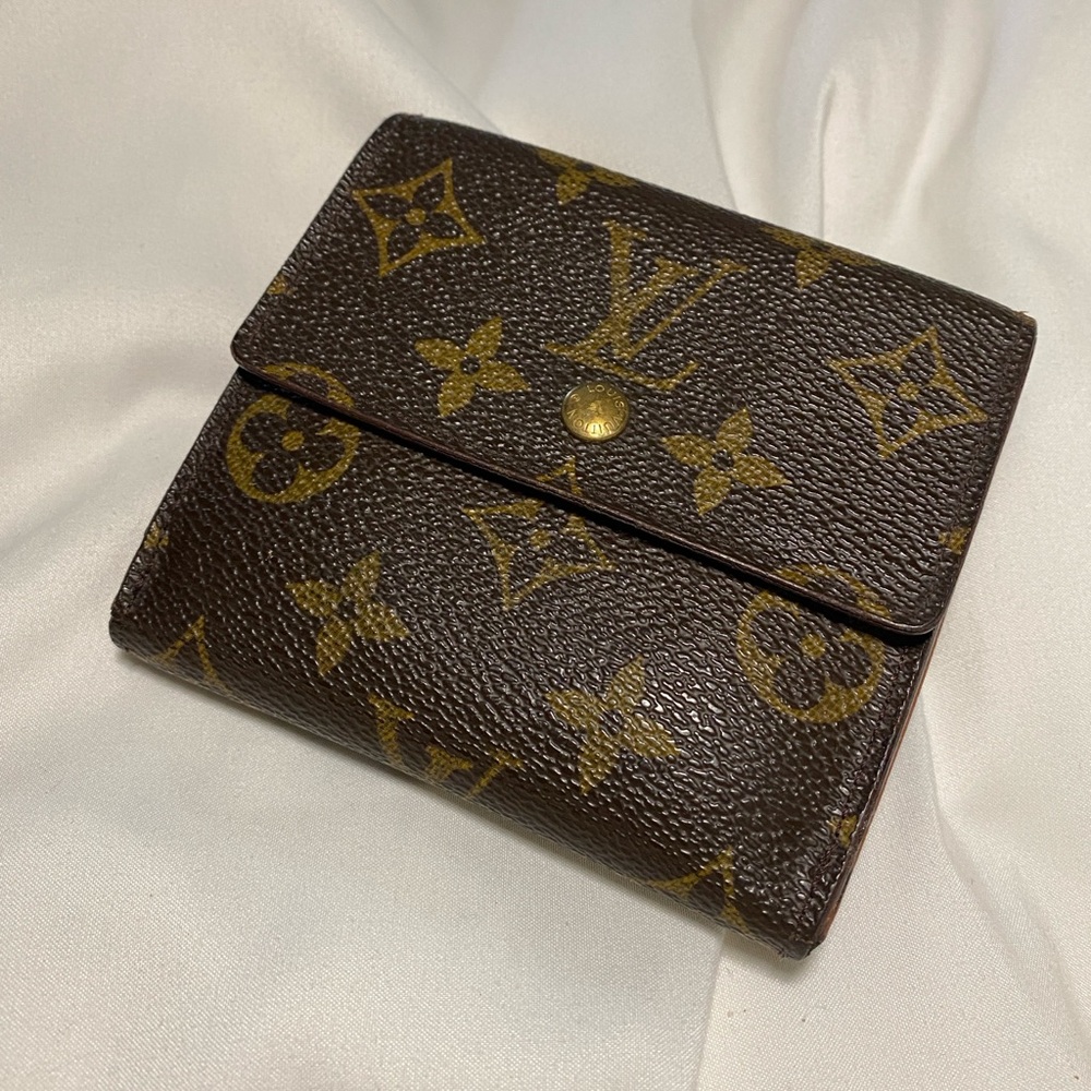 Louis Vuitton Elise Monogram Canvas Trifold Wallet